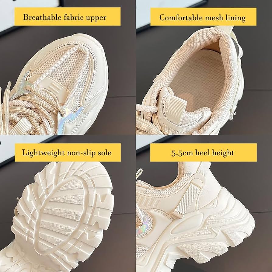 Amazon.com: ZFBBD Women's Fashion Chunky Sneakers - Retro